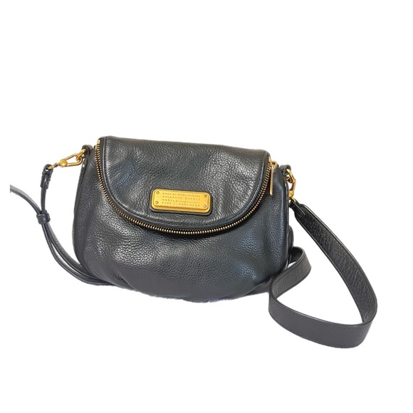 Marc by Marc Jacobs Black Leather Crossbody Bag - Picture 1 of 11